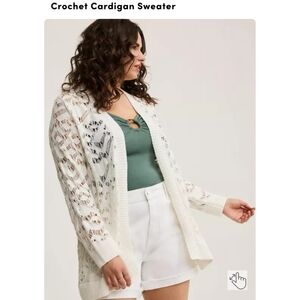 Torrid Crochet Cardigan